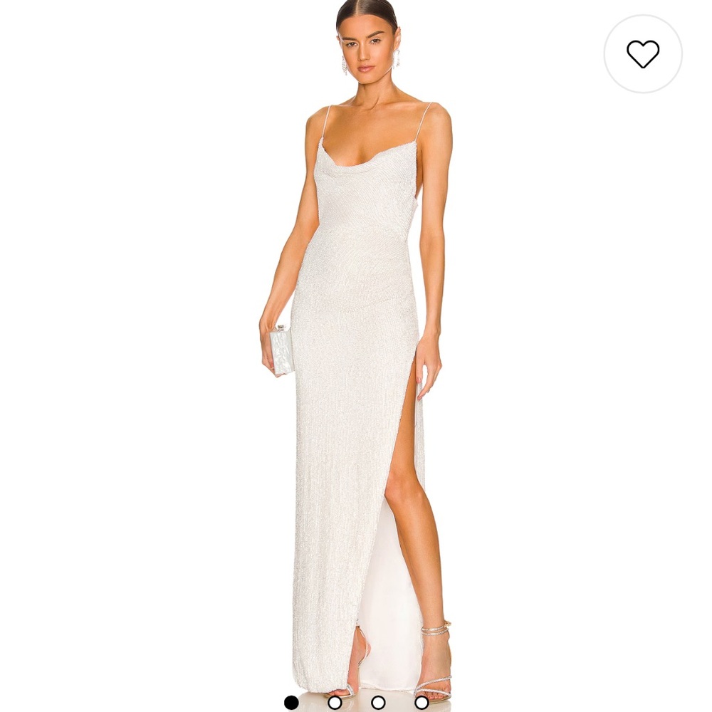 Retrofete Katya Dress in Moonglow White XS - new with flaws - Picture 3 of 12